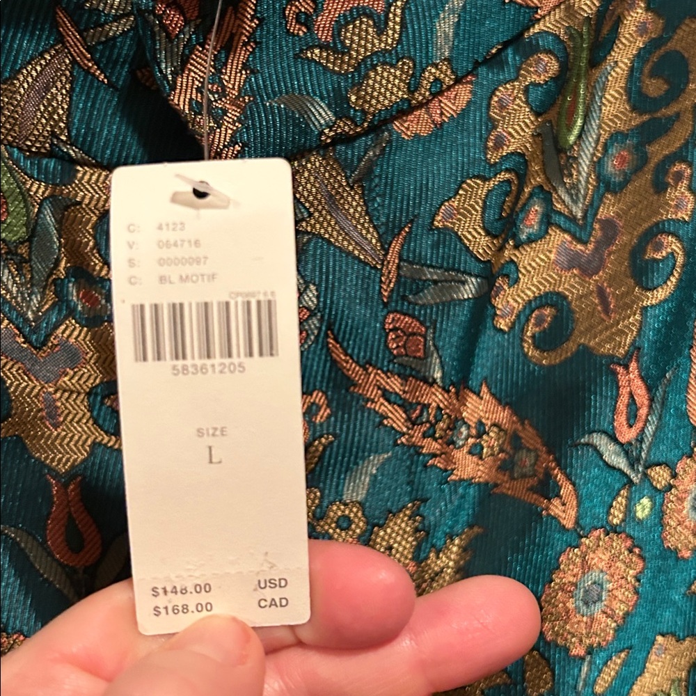 Maeve Anthropologie Brocade print ankle pants - Picture 3 of 9